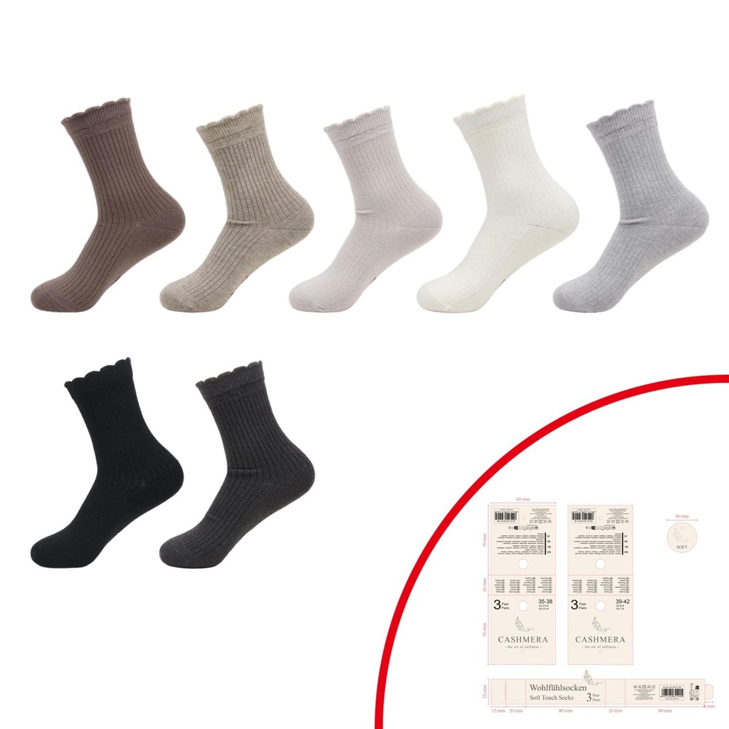 Nilkkasukat 3pr/pkt