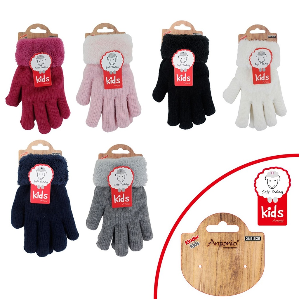 Lasten sormikkaat "teddy"