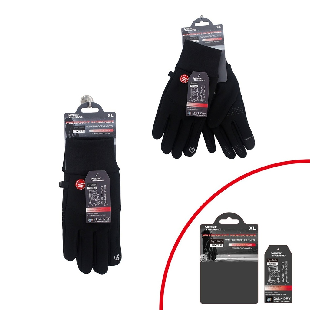 Miesten Softshell sormikkaat