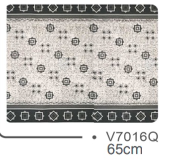 Kosteantilanmattorulla 65cm x 15m, reunakuviolla