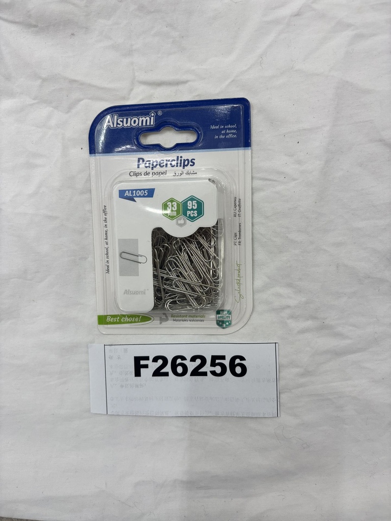Paperiliitin, 95 kpl, 33 mm.