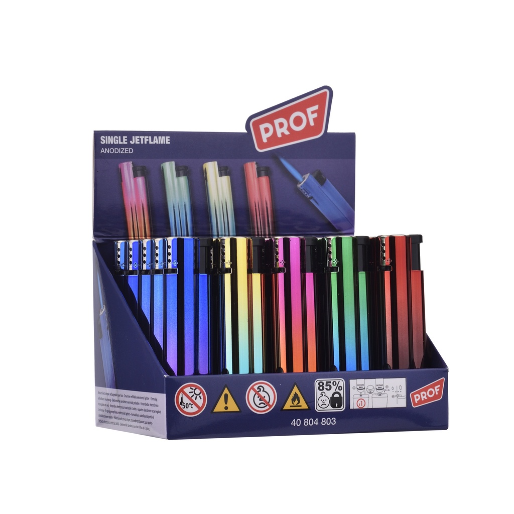 Hehku/myrskysytytin PROF 8 SHAPE ANODIZED JETFLAME LGT