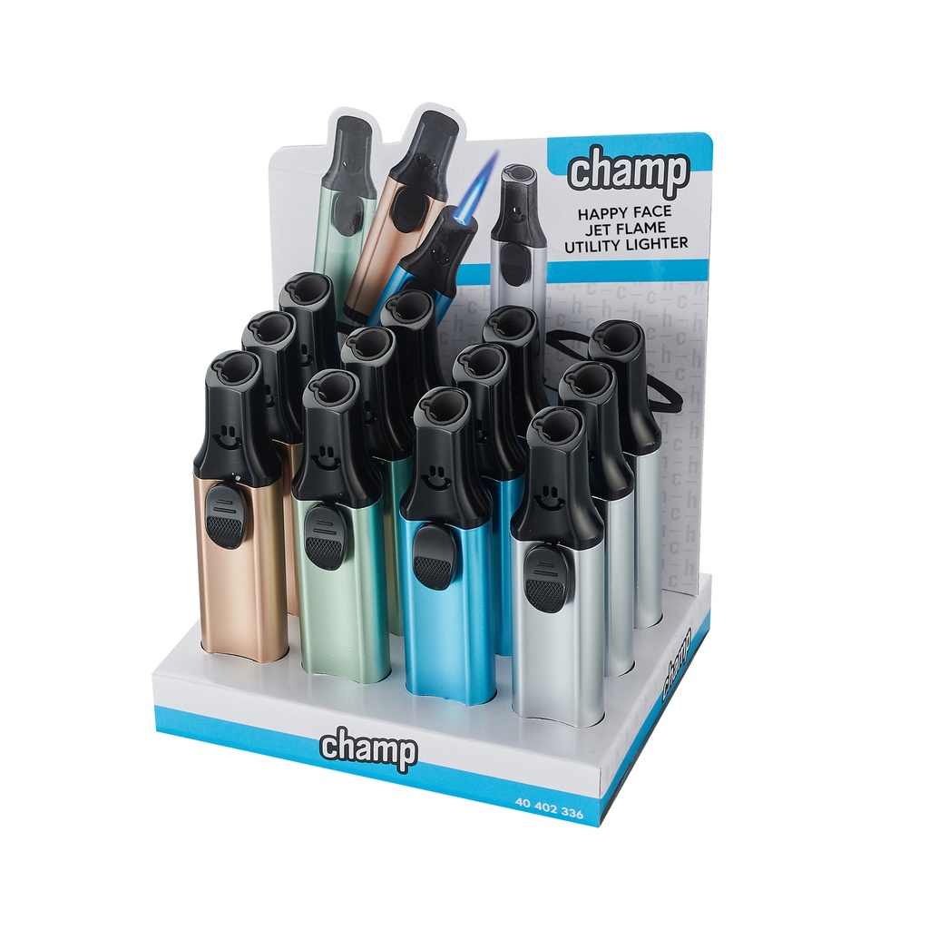 Hehku/myrskysytytin CAMP HAPPY FACE JET FLAME LIGHTER