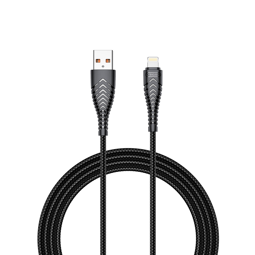 Veger Kaapeli USB A-LIGHTING  5V2.4A, 1,2M