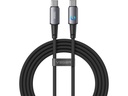 Veger Punottu Kaapeli LED näyttö, USB C-C 100W 1,2M