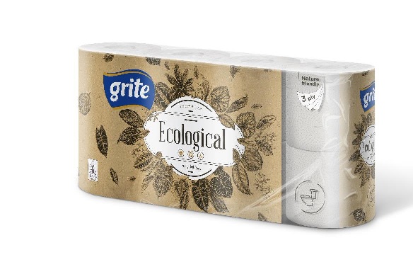 Grite Ecological  WC-paperi 8-rullaa/pkt.