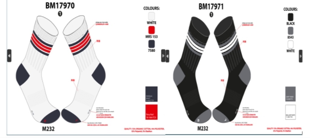 GTS Multisport puuvilla sukka, froteepohja 3par/pkt. 39-42, musta, stock 