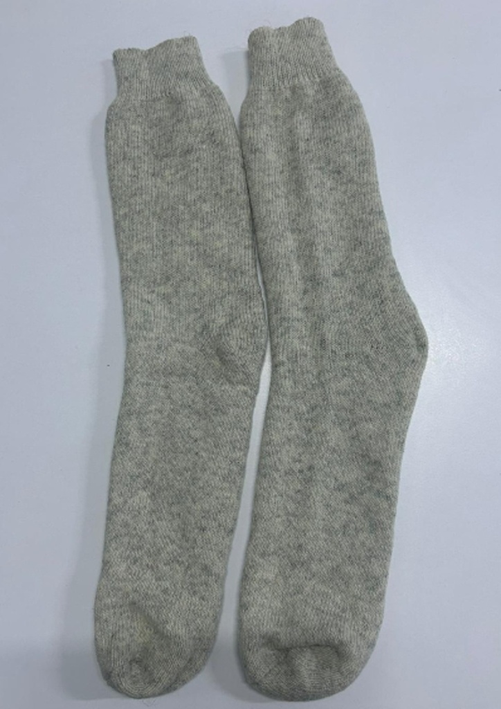 Alpakka-saapassukka 1par/pkt. 36-38, harmaa, stock