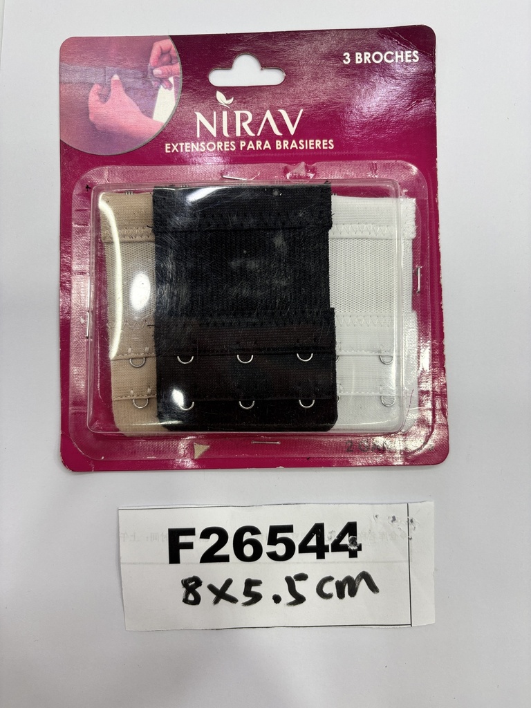 Rintaliivien jatkopalat 5,5x8cm, 3 kpl/pkt
