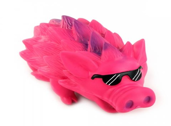 Lemmikinlelu pinkki rock possu 18cm
