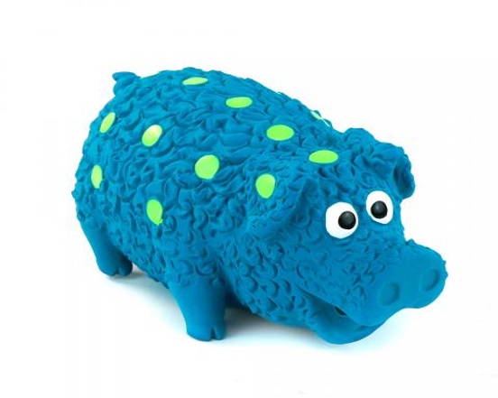 Lemmikinlelu sininen possu 18cm