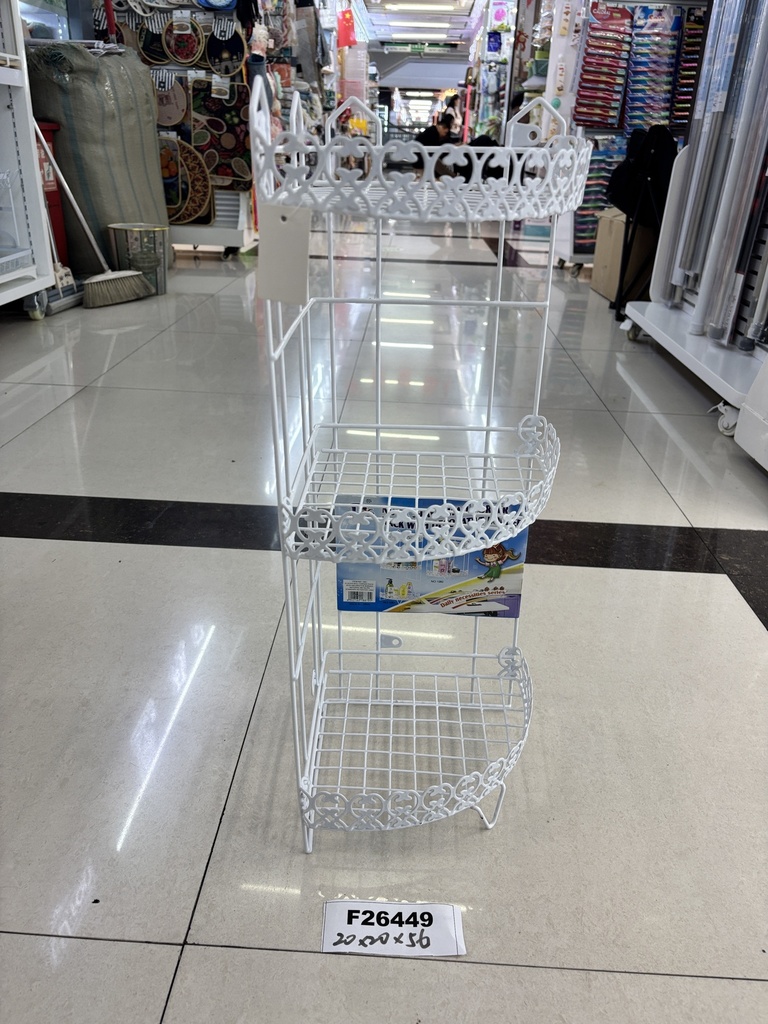 Kulmahylly, 3 hyllyä