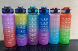 Motivational Water Bottle on 1000ml