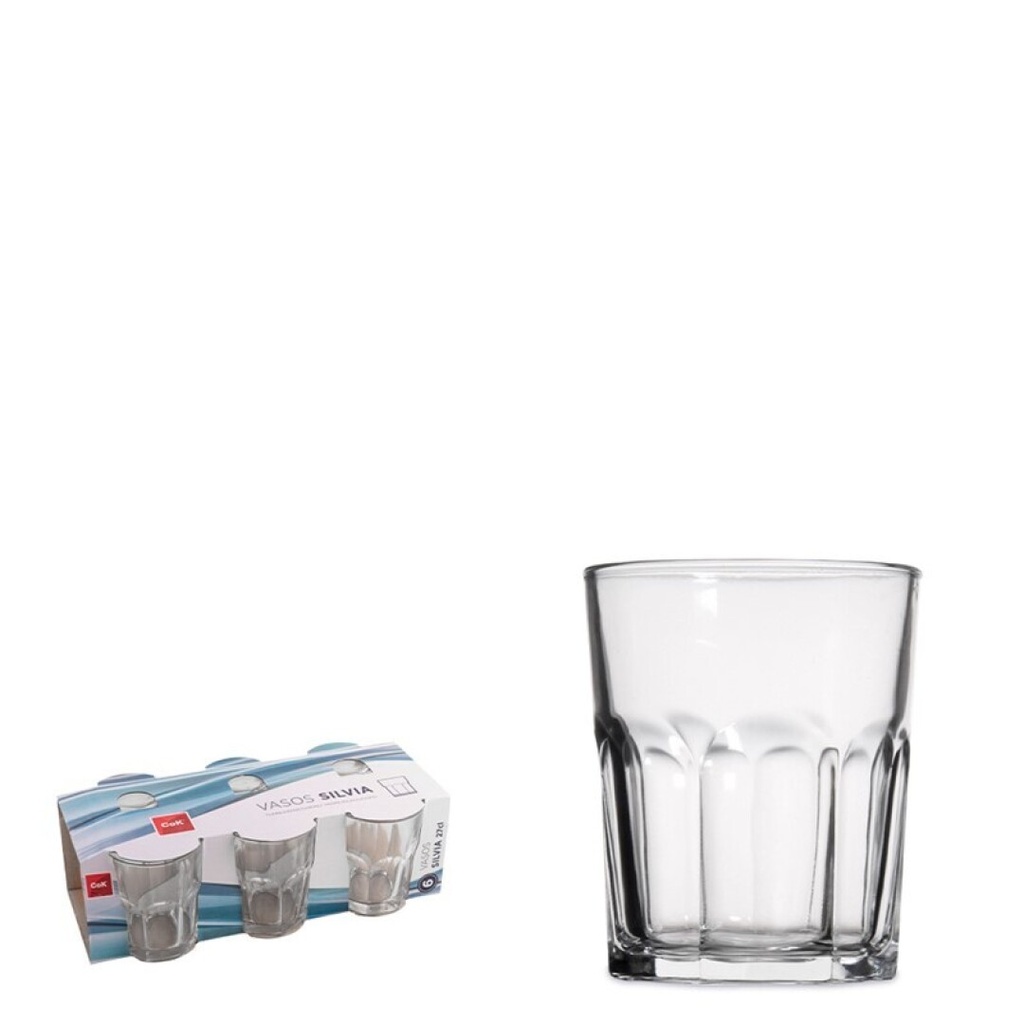 Juomalasisetti SILVIA 6kpl/ setti. Vetoisuus 27cl.