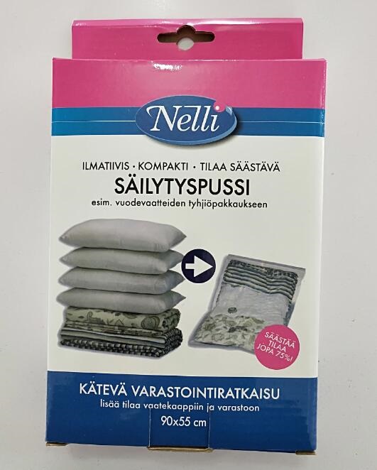 Nelli vakuumi säilytyspussi 90x55cm