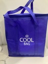 Kylmälaukku 20L, 35x31x20 cm, non-wowen 80-90 g/m2, alumiinifolio+EPE,  vetuketjulla, COOLBAG textillä
