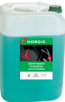 Jäähdytineste 100% 10L. MYYNTIERÄ, ME 1 kpl, min.5 kpl
