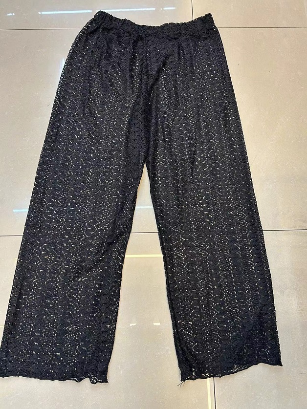 Pitsihousut musta, one size