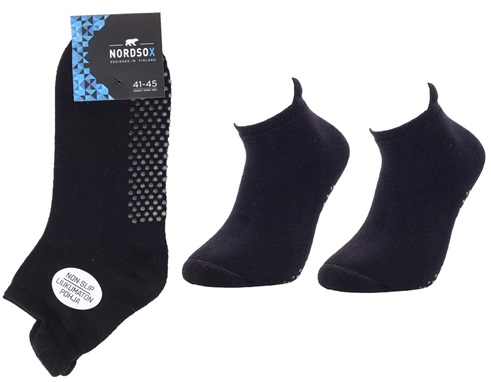 Puuvilla non-slip nilkkasukka froteepohja 1par/pkt. 37-41