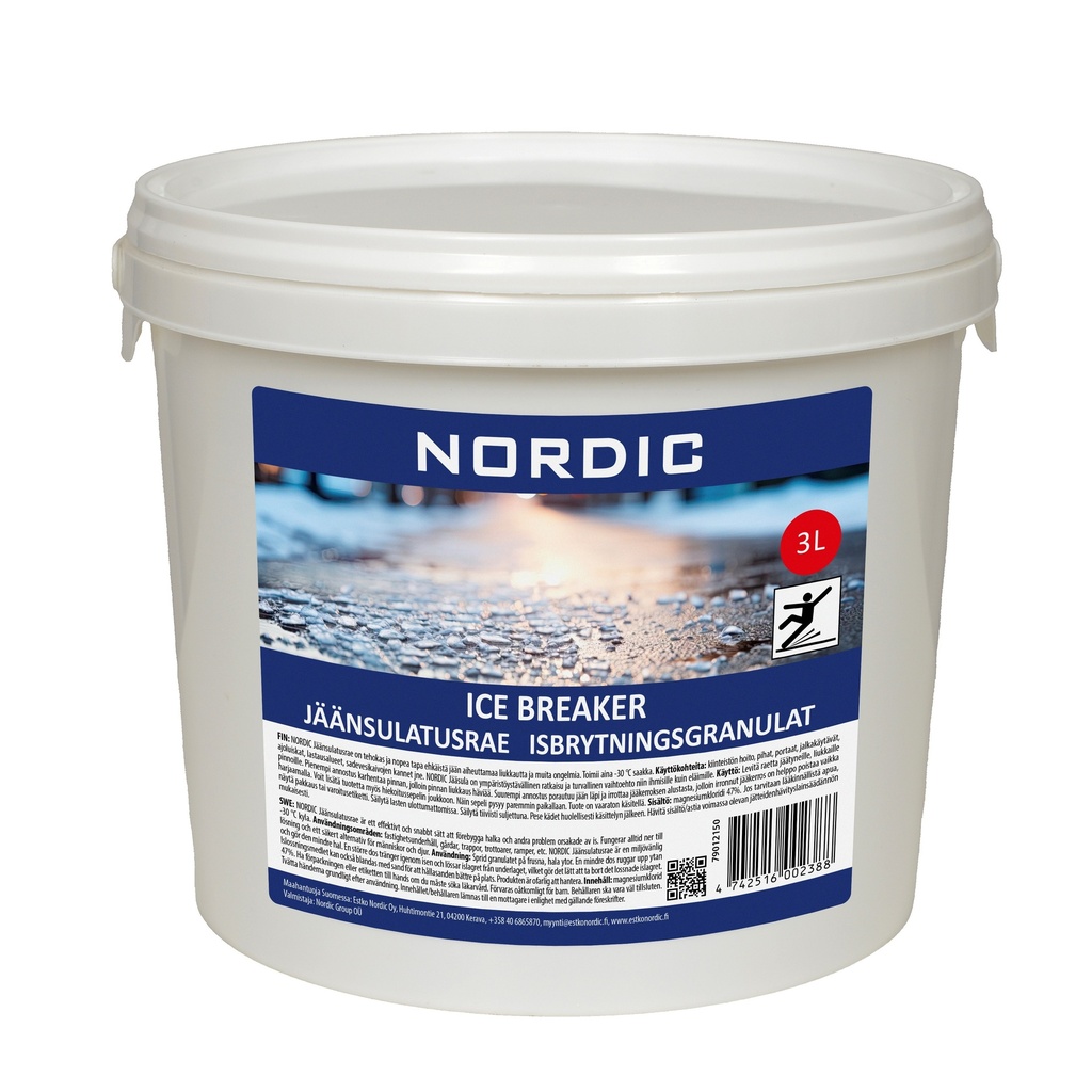 Nordic Ice Breaker 3L, magnesiumkloridi -30C, 144kpl/lava, LAVAKAUPPA