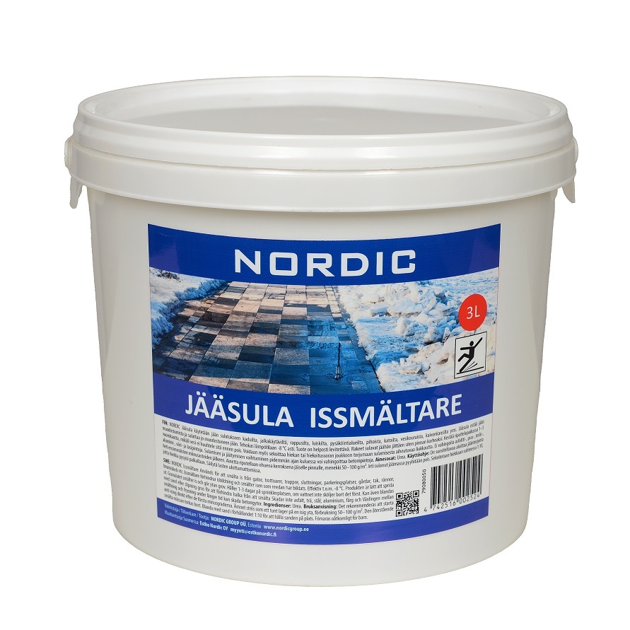 Nordic jääsula 3L, Urea -8C, 72kpl/teholava, LAVAKAUPPA 