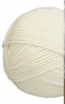 Akryylilanka 100g, LUONNONVALKOINEN