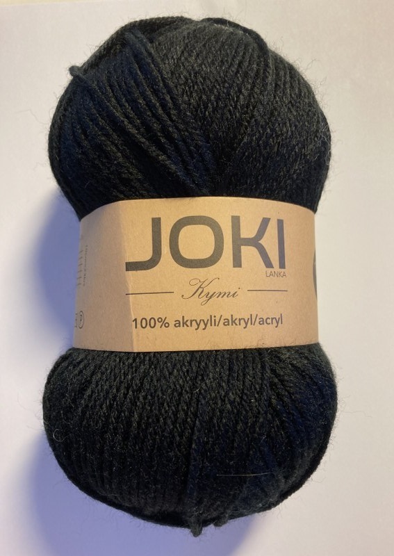 Akryylilanka 100g, MUSTA