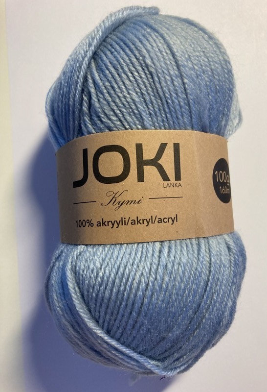 Akryylilanka 100g, VAALEANSININEN