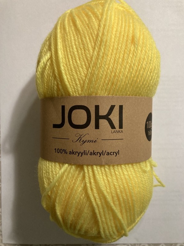 Akryylilanka 100g, KELTAINEN