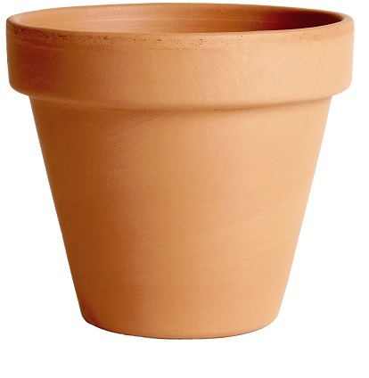 Saviruukku  7 cm, ruskea