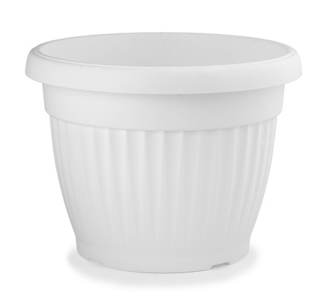 Muoviruukku Valkoinen 12/14cm - 0,9lt 