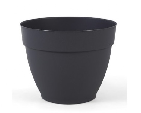 Muoviruukku Melrose Esprit, vesisäiliöllä, ANTRASIITTI, 22x17h - 4,4lt