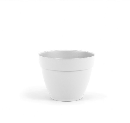 Muoviruukku Melrose Esprit, vesisäiliöllä, VALKOINEN, 22x17h - 4,4lt, 