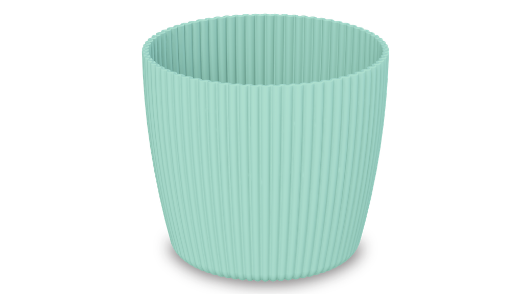 Muoviruukku Wave Pot 16x14h - pehmeä vihreä