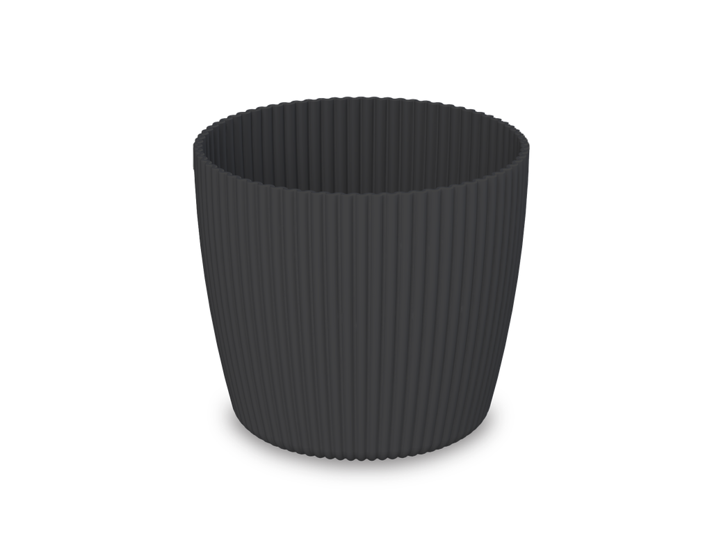 Muoviruukku Wave Pot 16x14h - antrasiitti