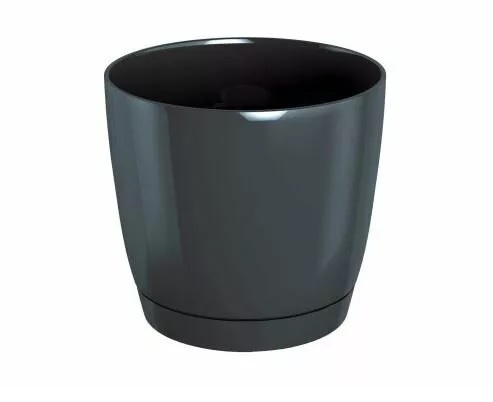 Muoviruukku Coubi Round Ø135x124 mm grafiitti