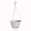 Amppeli muoviruukku Ratolla Round Ø217x142 mm valkoinen
