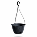 Amppeli muoviruukku Ratolla Round Ø217x142 mm antrasiitti