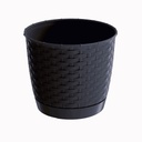Muoviruukku Ratolla Round Ø145x127 mm antrasiitti