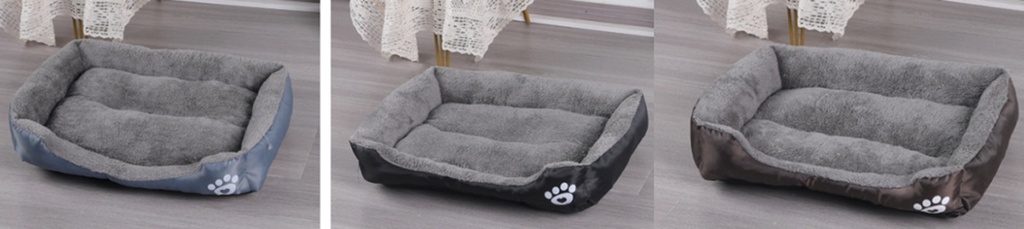 Lemmikkipeti Fluffy kantikas, reunoilla  90x55x15cm