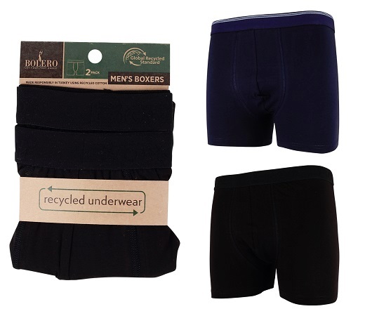Miesten KIERRÄTYSPUUVILLA boxerit XXL,  2kpl/pkt. 