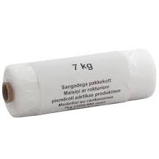 HDPE-Henkselikassi 7kg/n. 10L, 210+130x480mm, 200kpl/rll. 