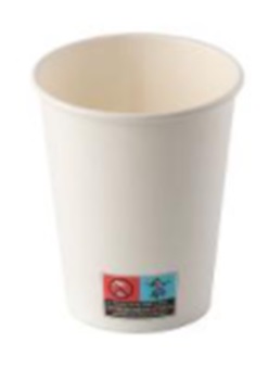 SMILE kertakäyttöinen paperikuppi, kirkas 480ml,  10kpl/pkt. valkoinen 
