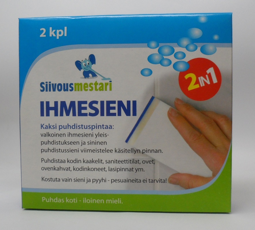 Siivousmestari ihmesieni 2kpl/pkt, imusienellä