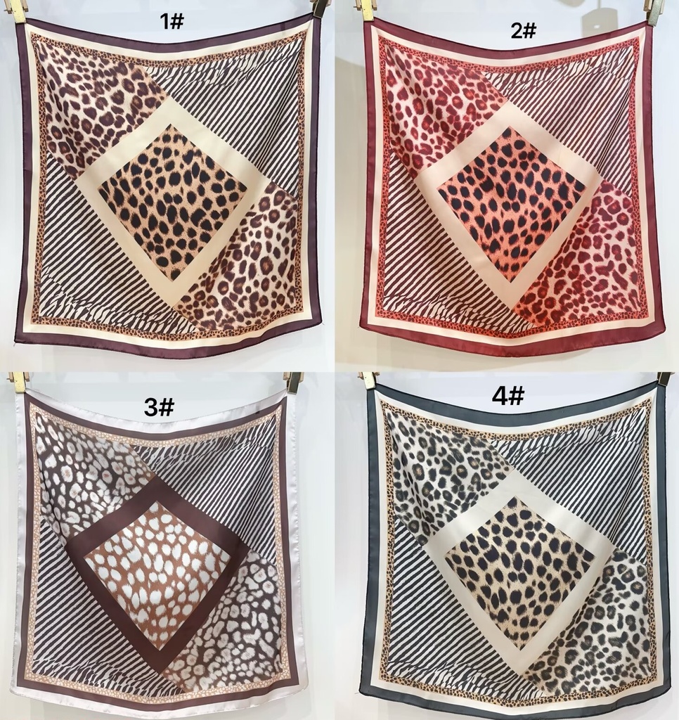 Huivi 70x70 cm kuviollinen