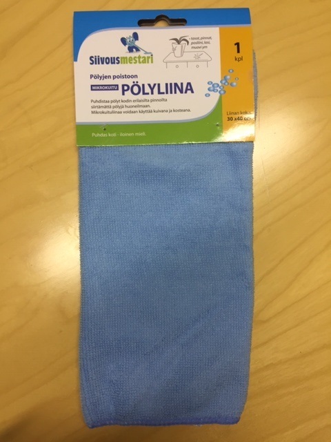 Mikrokuituliina pölylle 40x30cm