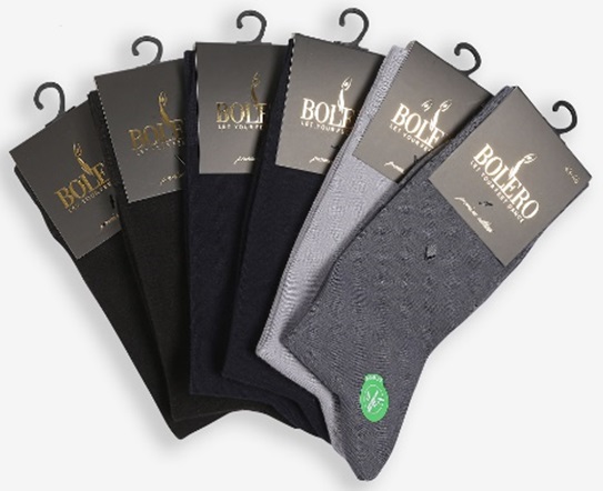 UUTUUS! TEHTAAN STOCK! Premium yksivärinen Bambu sukka 1par/pkt. 40-42, 80% bambu, 20% polyamidi