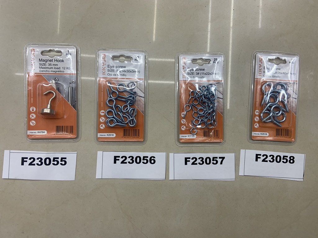 Silmukkaruuvi 16 kpl 14x30x3 mm