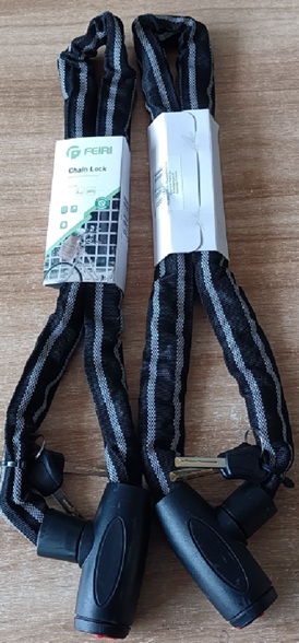Lukko 6x1000mm, kangaspäällys 2xavaimet, lukkopesässä avaimenreijän suojus, korttipakkaus, EI SP