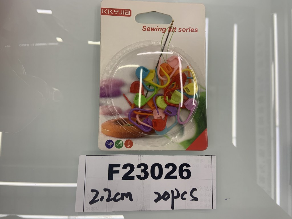 Silmukkamerkit 20 kpl , muovia, 2.2 cm